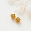 5 pezzi/lotto 8*10mm 14k 18k oro color rotondo per perle distanziali per perle decorate perle all'ingrosso per gioielli fai -da -te che producono accessori