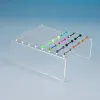 Acrylic Earrings Show Plastic Display For Selling Transparent Tongue Nipple Barbell Stand Showcase Personal Jewelry Storage Rack