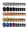 2018 NIEUW 18PCS LOT 16mm10mm roestvrijstalen oordoppluggen Tunnels trompet peelingen ooruitbreiding piercing sieraden accessoires4813554