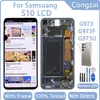 6.1'''AMOLED LCD Schermo per Samsung Galaxy S10 LCD G973 G973F/DS G973U SM-G9730 con gruppo digitalizzatore display in vetro touch