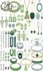 Colares pendentes 2023 tendência Original 1 1 Jóias finas Conjuntos de jóias verdes Brincos de bracelete anel Fashion Charms Luxurs Presente 21722929