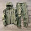 Neue Designer Hoodie Männer Tracksuits Schweißanzüge Herbst Winter Tech Mens Jackets Hosen Sets Sporting Mode Top Coat Fleece Hoodie