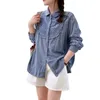 Blouses pour femmes Spring Cotton Yarn broderie