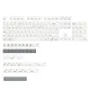 Tillbehör XDA KeyCaps Maciso Layout KeyCap Set av hög kvalitet PBT -färgämnen för mekaniskt tangentbord engelska/japanska/ryska/koreanska