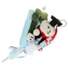 Fiori decorativi Graduazione decorazione per bouquet orso figurina laureati chic regali per decorazioni in plastica