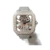 Luxe die er volledig uitziet, bekijk Iced Iced for Men Woman Top vakmanschap uniek en dure Mosang Diamond 1 1 5a horloges voor hiphop industrieel luxueuze 7200