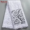 Kalume African Tulle Lace Fabric Embroidered High Quality Nigerian French Lace Fabric 2021 For Sew Cloth Party Wedding Diy F2340