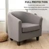 Chair Covers T Jacquard Stretch Tub ArmChair Cover Single Sofa Club Slipcover For Living Room Couch With Seat Cushion Case