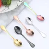 Spoons 304 Stainless Steel Spoon Seasoning Mini Short MSG Salt Special 9cm Stirring Coffee Soup