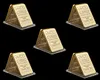 5PCS The Johnson Mathey JM Gold Stated Bullion Craft Pougenia z laserowym numerem seryjnym1786182