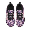 Casual Shoes INSTANTARTS Cute Pink Purple Andrias Davidianus Cartoon Image Love Pattern Daily Shoe Outdoor Ventilation Sneaker Zapatos