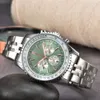 2024 Explosif METTRE masculin à 6 broches Fonction complète Quartz Watch Steel Celt Chronograph Watch Match Standard Luxury Offre cadeaux