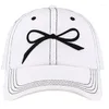 Ball Caps Travel Gathering brodery Bowknot Hat Outdoor Sports Baseball Femme Man Alivable Head Size Cycling