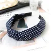 2024 Gros européen petits points croix croix de filles accessoires de cheveux chauds belles papillons dame imprimer le bandeau fashion coloride girl girl women band