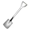 Spoons 1PC Round Shape Coffee Spoon Stainless Steel Mini Teaspoons Sugar Dessert Ice Cream Soup Kitchen Accessories