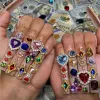 デカール120pcs/24グリッドクリスタルネイルチャーム（24x5pcs/pack）cofo jewelly neal yaloy charmパーソナライズされたネイルアートラインストーン