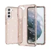 TPU Geschikte transparante glanzende koffer Soft S22+ 5G S22+ telefoonhoes compatibel met iPhone 13 Pro Max Case met cameraklep