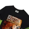 100 coton LED Tour Zeppelin Men Femmes Femmes à manches courtes Humour unique Ee Shirt Ops Graphic Funny Ees Ops Shirts 2206102252258