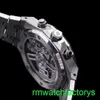 Famous AP Wrist Watch Royal Oak Series 26240ST Automatic Machinery Mens 41mm Gauge Automatic Machinery Complete Set