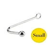 Petit acier inoxydable anal crochet métallique bouchon anal dilator anal plugle toys massager masseur de la prostate toys pour hommes et femmes9424138