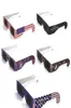 2017 USA Solar Eclipse Glasses Paper Visualizzazione del vetro solare Vuole per occhiali Proteggi gli occhi al sicuro quando il 21 agosto DHL Fast 7202400