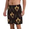Erkek Şort Yaz Mayo Şamlı Altın Beach Giyim Yüzme Sandıkları Erkek Mayo