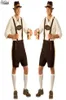 Oktoberfest Costume Lederhosen Bavarian Octoberfest German Festival Beer Halloween for Men Beer Costumes Plus Size M L XL 2XL298K1108557