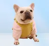 Winterhond jumpsuits Franse bulldog kleding voor honden winterkleding verstelbare huisdierhondenkleding huisdier pyjama jumpsuit voor honden 20102207071