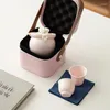 Teaware Sets Portable Teapot Tea Cup Set Kit Household Making Travel Outdoor Bag Chinese Supplies 1 Bowl 2 Cups