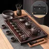 Teaware set vintage traditionell te -set utomhus antik presentmugg tekanna infusör ceremonitjänster tazas de te rese