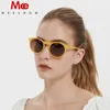 Meeshow Design Sunglasses Men Women Retro Fashion Oversize Summer Round big Frame 100% UV400 Polarized Sun glasses 240407