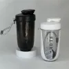 600 ml Blender Shaker -flaska med plast Vispa Ball BPA gratis plastprotein Shakes läcksäker för pulverträning Gymsport