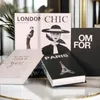 Обложка журнала City Luxury Brand Fashion Perfame Fake Books для украшения ящик для хранения кофейный столик декоративный книжный декор дома 240409