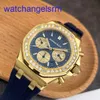 AP Crystal Wrist Watch Royal Oak Offshore Series 26231BA Limited Edition Womens Folding Buckle Fashion Leisure Business Sports Machinery Watch