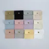 20PCS 8X8CM Square Snap Jewelry Pouches Packaging Mini Microfiber Soft Velvet Gift Bag Ring Necklace Bag Custom Logo
