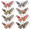 Broches Skets Vintage Fashion Femmes Butterfly Rugestone Broche Grand Crystal Insect Exquis Corsage Party Clothing Clothing Tobs