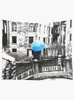 Tapestries Blue Umbrella In Venice Tapestry Decoration Bedroom Decorative Wall Mural House