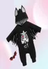 Combinaisons de sauts d'automne né bébé bébé garçons garçons filles halloween bat cosplay costume hooded saut combinte vêtements garçon grenards goard tofits1976088