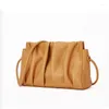 Сумка высококачественная облачная женское плечо для 2024 г. Простые текстуры ковхидные сумки Cossbody Bags Дамы дизайнерские роскошные сумочки