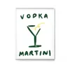 Minimalist Cerise Orange Pornstar Vodka Martini Cocktail Gift Wall Art Canvas Painting Posters For Living Room Home Decor