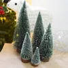 Mini Christmas Tree Table top Navidad Xmas Decorations for Home Small Christmas Tree Mall Raam Desktop Diy Nieuwjaar Decor Gift