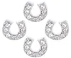 20pclot Crystal Horseshoe Charms de médaillon flottants ajustés pour les lockets vivants à mémoire magnétique comme bijoux Making1308457