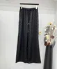 pantaloni designer donne pantaloni lettera di moda ricami pantaloni grafici grafici casual crollati pantaloni dritti a vita alta