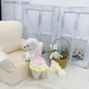 Hondenkleding Drain schattig uit! Geplaatste rok zomer kat doen jurken Pet Puppy Clothin Yorkshire Cori Pomeranian Poodle Bichon doen kleding L49