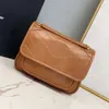 Calfskin Leather Lady Crossbody Name Brand Shoulder Bags