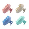 Silicone Shampoo Brush Head Scalp Massage Comb Hair Washing Comb Body Massage Brush Bath Shower Brush Bathroom Accessories