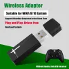 アダプター2.4G PC Xbox One用ワイヤレスアダプターUSBレシーバーWindows 7/8/10ラップトップ用ワイヤレスコントローラーアダプターPC