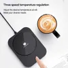 1 PCS قهوة القدح تسخين السفينة USB Power Suply Heating Hat Smart Thermostatic Warmer Pad Home Office Home Heater Dark