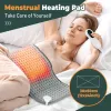 Terapia de calor de calentamiento eléctrico lavable Masaje térmico Mostilla de invierno Manta de calentamiento para el hombro Abdomen del dolor de espalda alivio