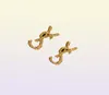 Designer Earring Orecchini per donna Brand Simple Letters y Gold 925 Silver Diamond Ring Lady Orecchini Ear 9535957